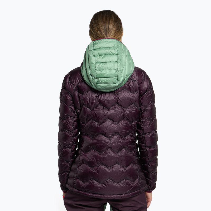 Jack Wolfskin dámská lyžařská bunda Alpspitze Down Hoody fialová 1206791_2042 4