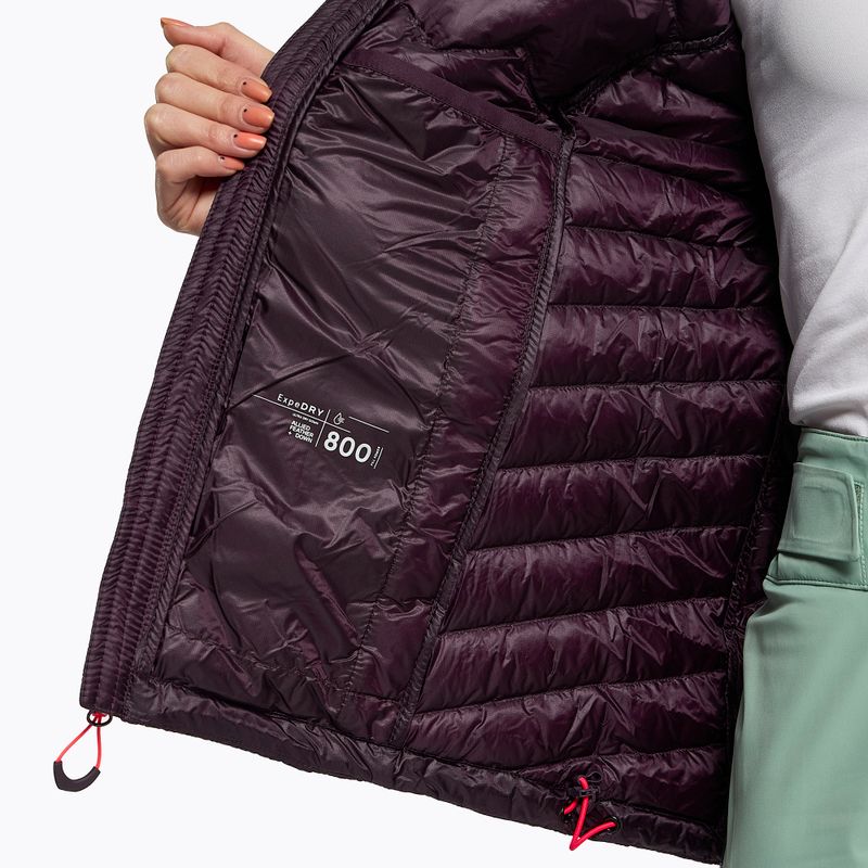 Jack Wolfskin dámská lyžařská bunda Alpspitze Down Hoody fialová 1206791_2042 7