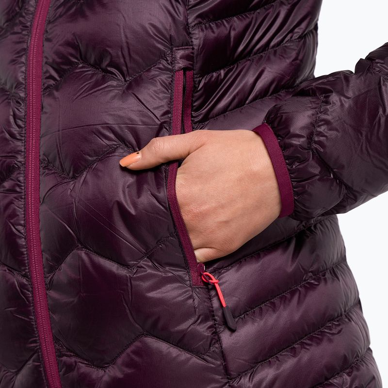 Jack Wolfskin dámská lyžařská bunda Alpspitze Down Hoody fialová 1206791_2042 8