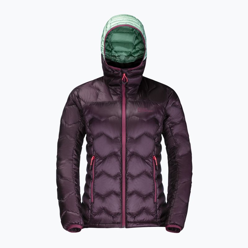 Jack Wolfskin dámská lyžařská bunda Alpspitze Down Hoody fialová 1206791_2042 10