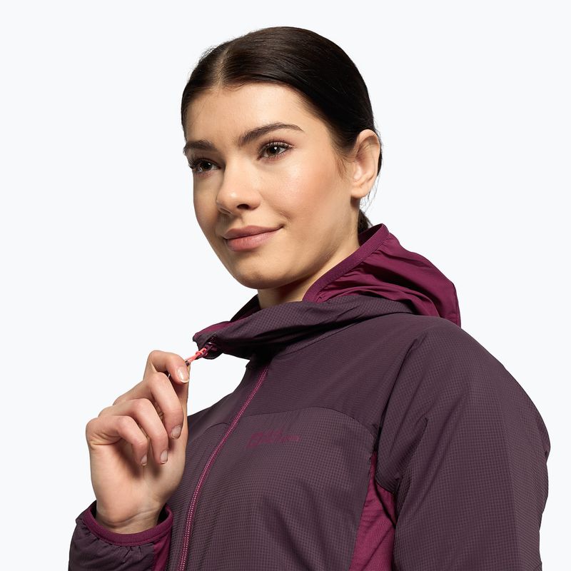 Jack Wolfskin dámská lyžařská bunda Alpspitze Ins Hoody fialová 1206801_2042 6