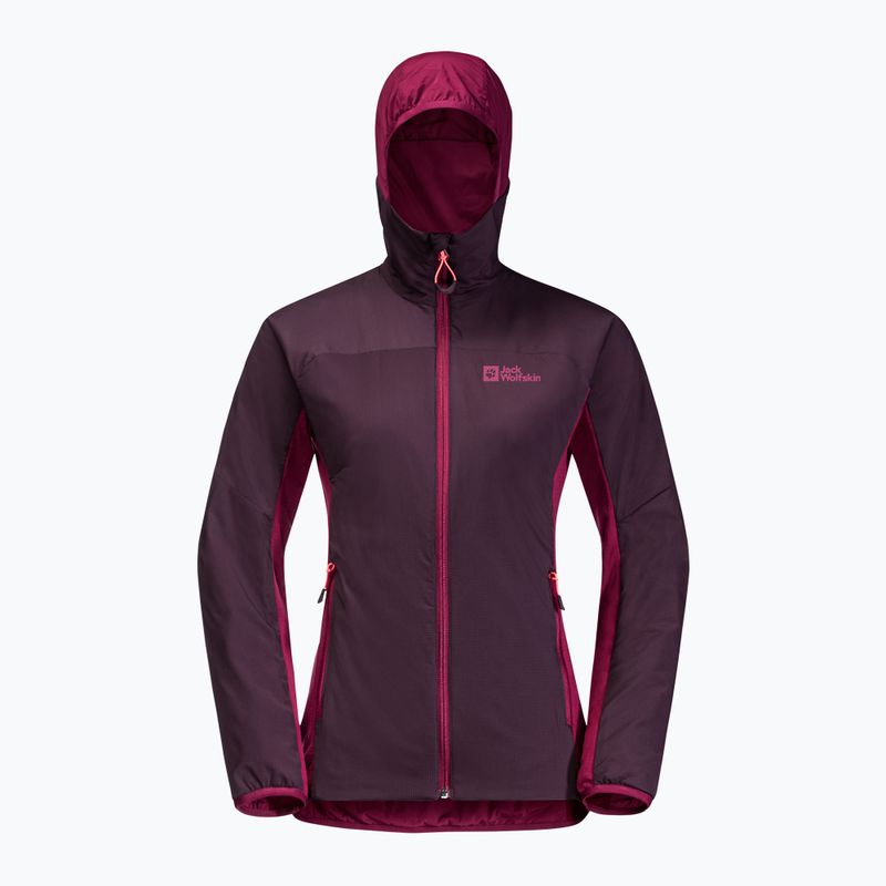 Jack Wolfskin dámská lyžařská bunda Alpspitze Ins Hoody fialová 1206801_2042 10