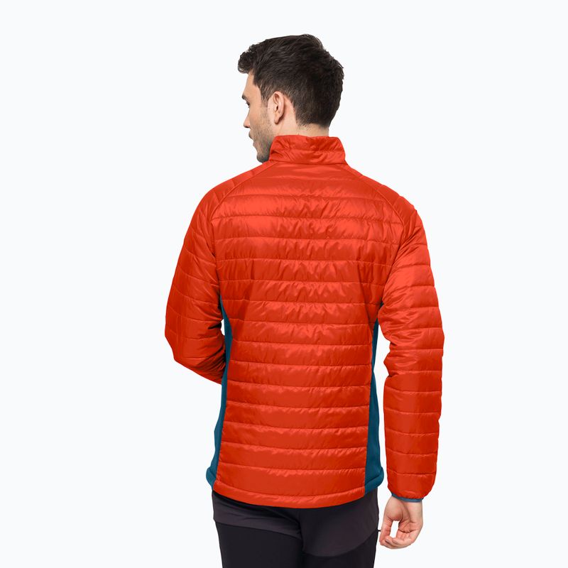 Pánská péřová bunda Jack Wolfskin Routeburn Pro Ins červená 1206861_3017 2