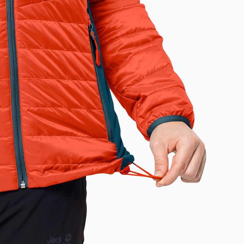 Pánská péřová bunda Jack Wolfskin Routeburn Pro Ins červená 1206861_3017 5