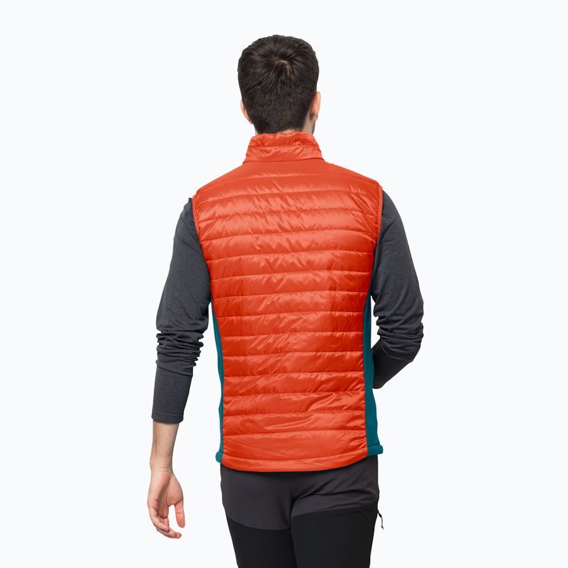 Pánská turistická vesta Jack Wolfskin Routeburn Pro Ins oranžová 1206871_3017_002 2