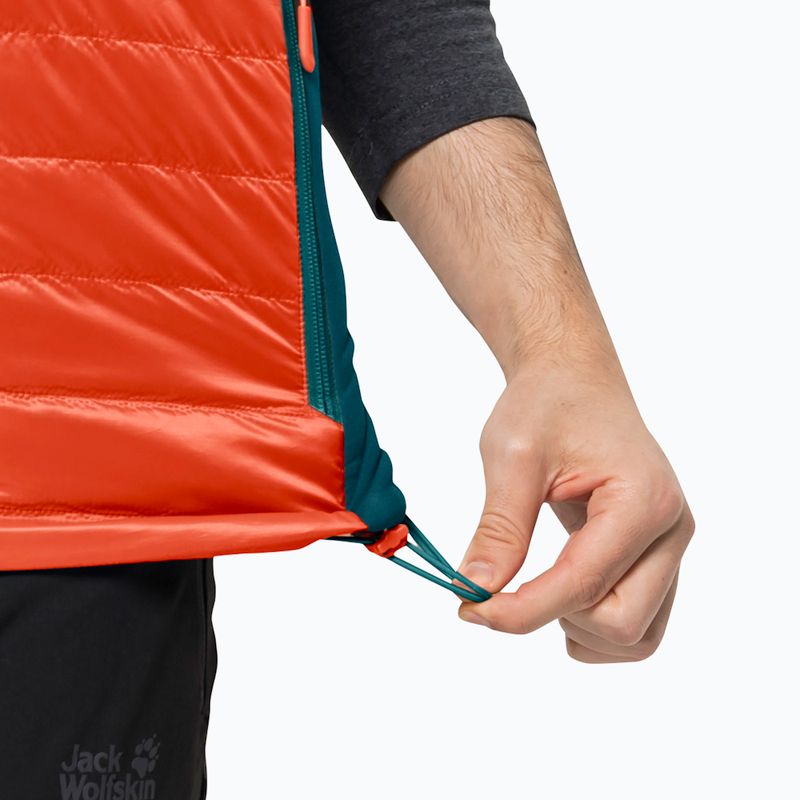 Pánská turistická vesta Jack Wolfskin Routeburn Pro Ins oranžová 1206871_3017_002 5