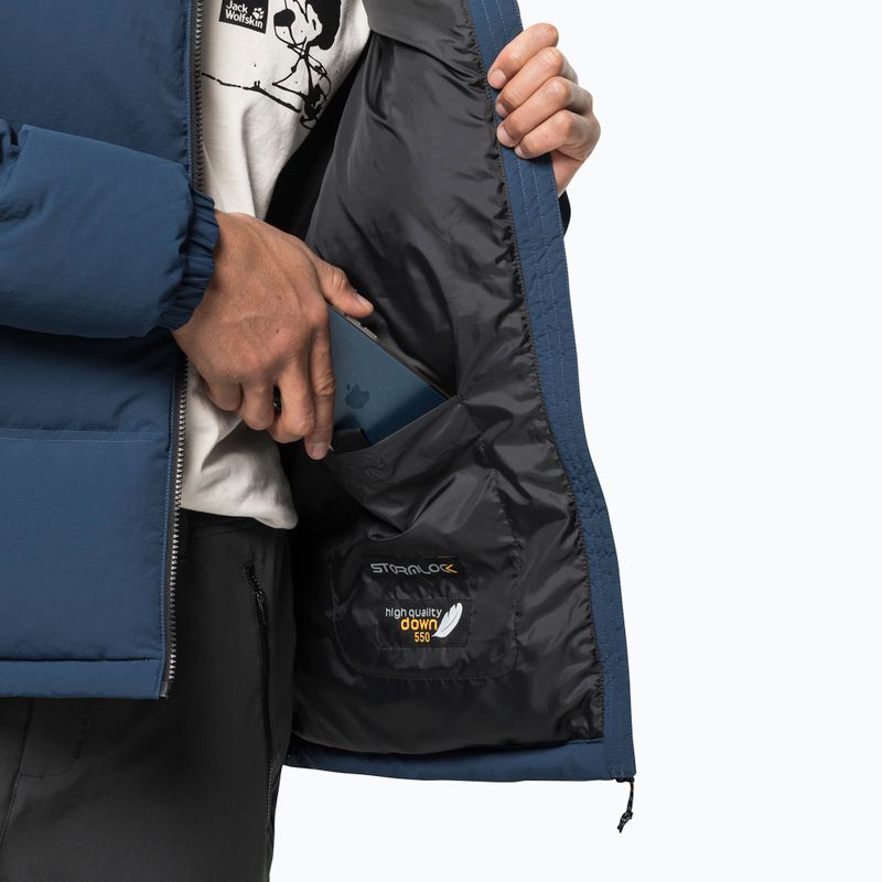 Jack Wolfskin pánská péřová bunda Alex Down navy blue 1206911_1383_004 5