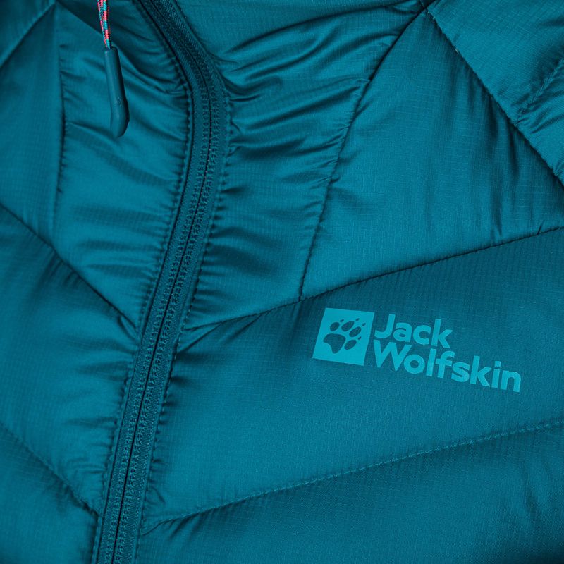 Jack Wolfskin dámská péřová bunda Passamani Down Hoody modrá 1207101_4133 7