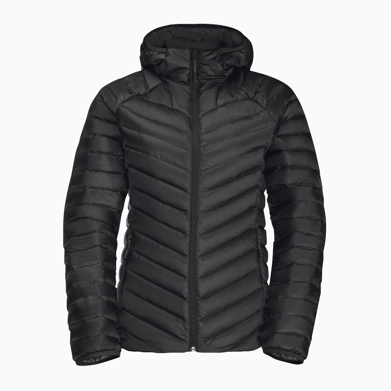 Jack Wolfskin dámská péřová bunda Passamani Down Hoody černá 11