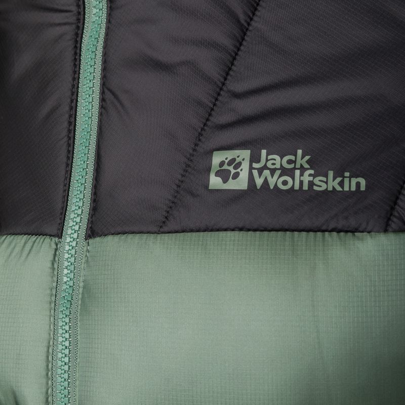 Pánská péřová bunda Jack Wolfskin Nebelhorn Down Hoody zelená 1207141_4311 3