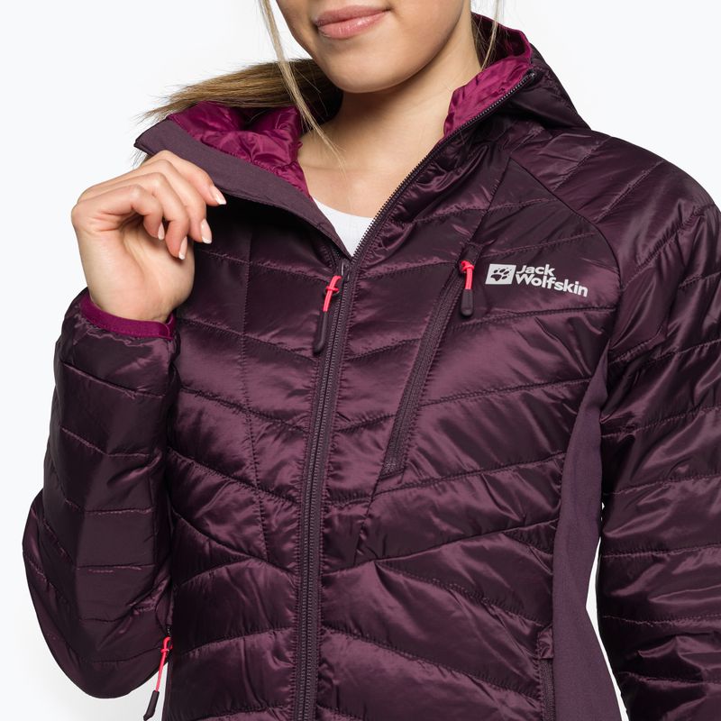 Dámská péřová bunda Jack Wolfskin Routeburn Pro Ins fialová 1207191_2042 7