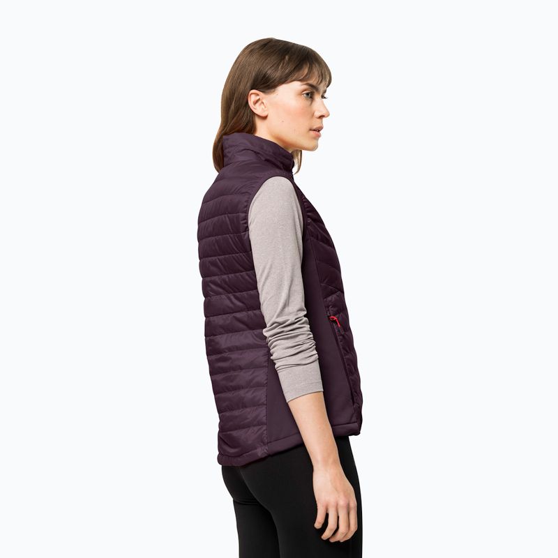 Jack Wolfskin Routeburn Pro Ins dámská turistická bunda bez rukávů fialová 1207201_2042_005 2