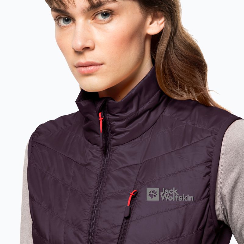 Jack Wolfskin Routeburn Pro Ins dámská turistická bunda bez rukávů fialová 1207201_2042_005 4