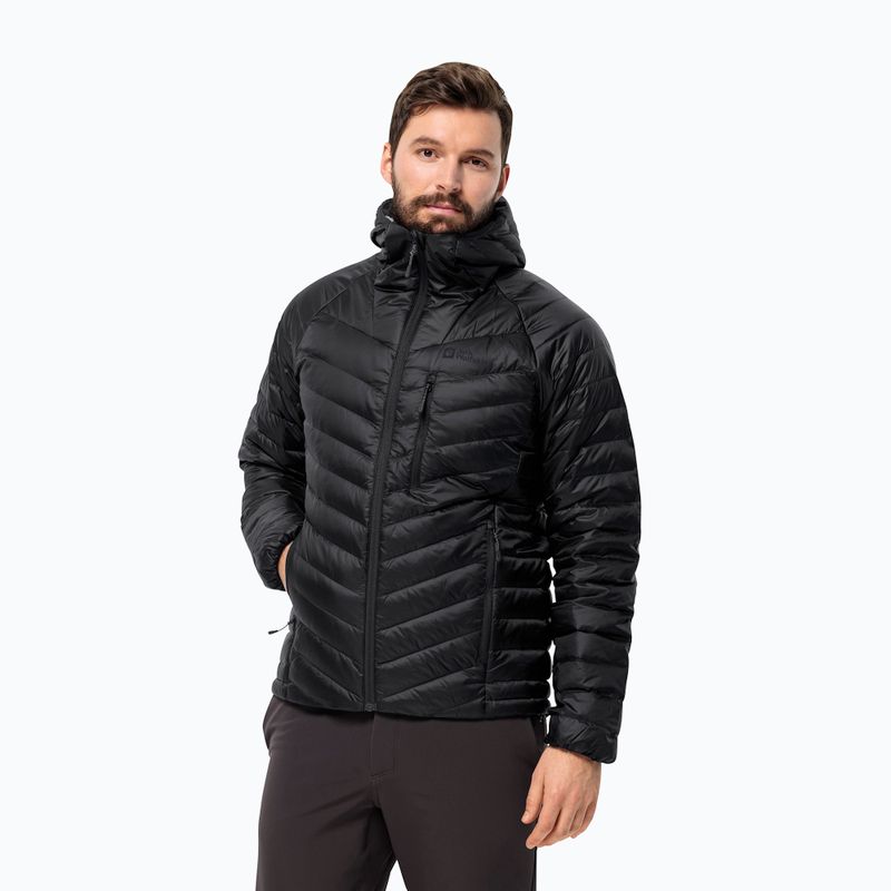 Pánská bunda Jack Wolfskin Passamani Down Hoody phantom