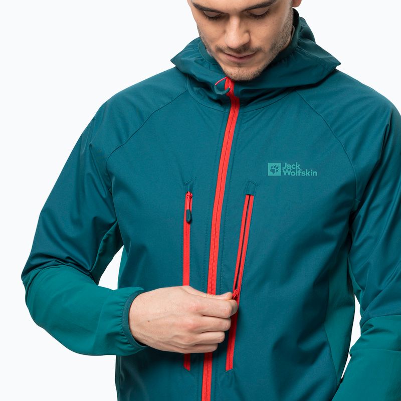 Jack Wolfskin pánská lyžařská bunda Alpspitze Hoody green 1307371_4133 3