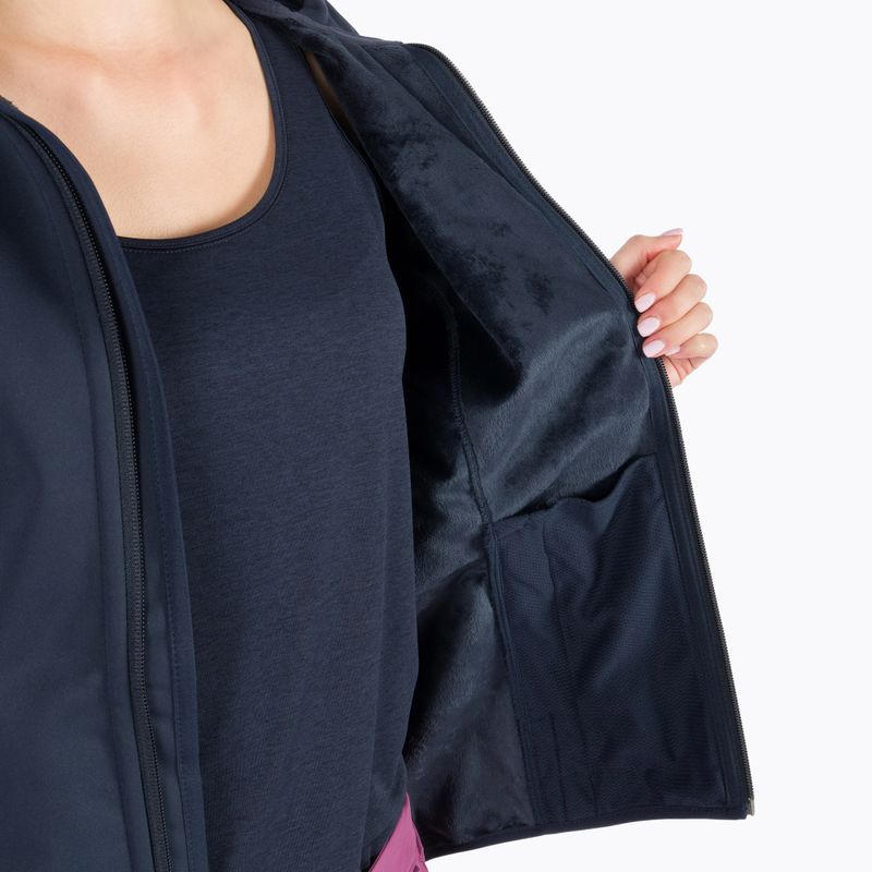 Dámská softshellová bunda Jack Wolfskin Windhain Hoody tmavě modrá 1307481_1010 8