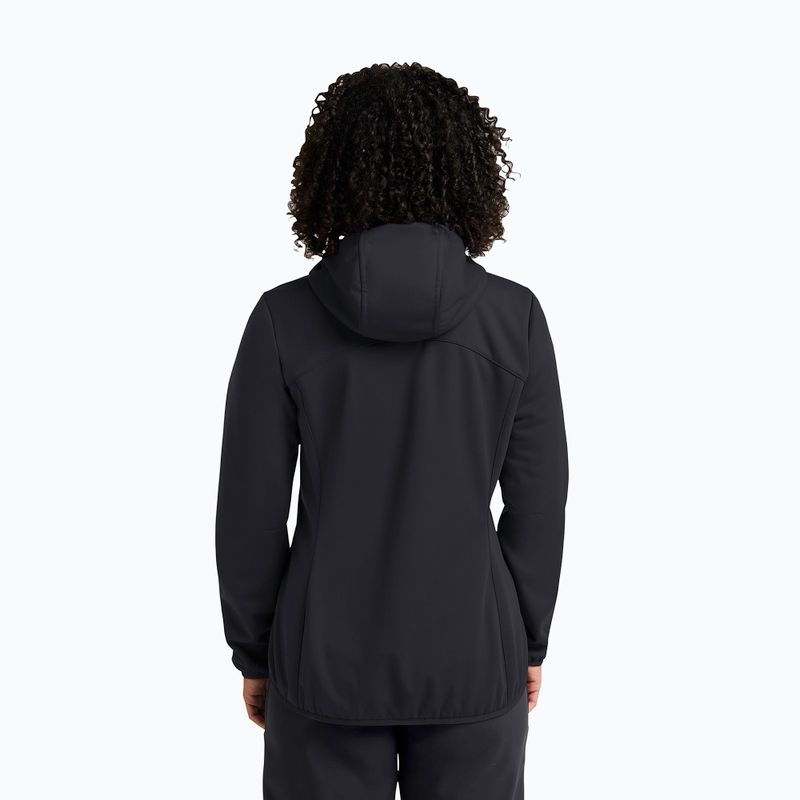 Dámská softshellová bunda Jack Wolfskin Windhain Hoody black 3