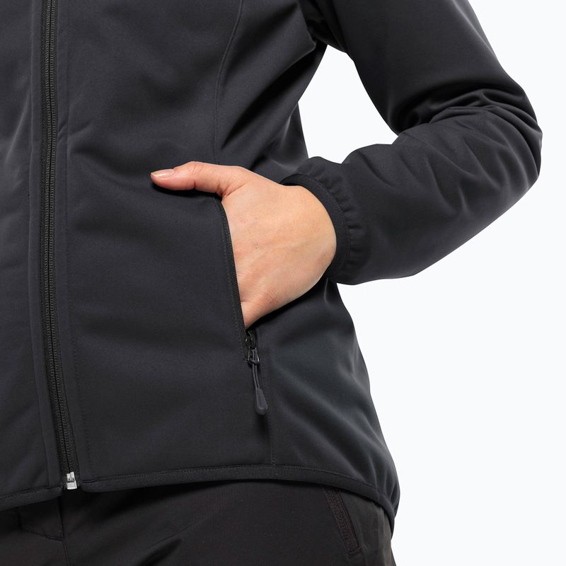 Dámská softshellová bunda Jack Wolfskin Windhain Hoody black 5