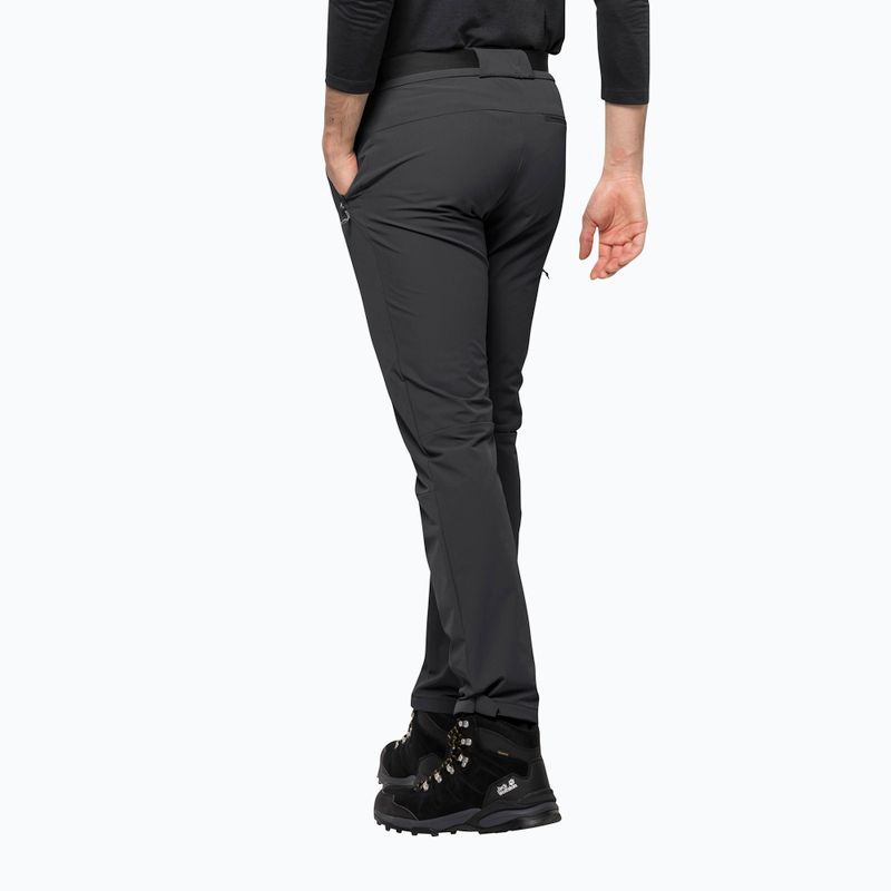 Pánské trekové kalhoty Jack Wolfskin Holdsteig černé 1507571 2