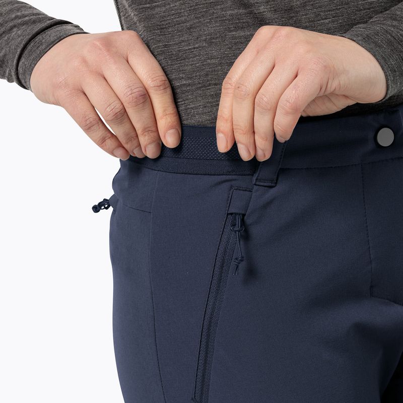 Dámské softshellové kalhoty Jack Wolfskin Geigelstein Slim night blue 5
