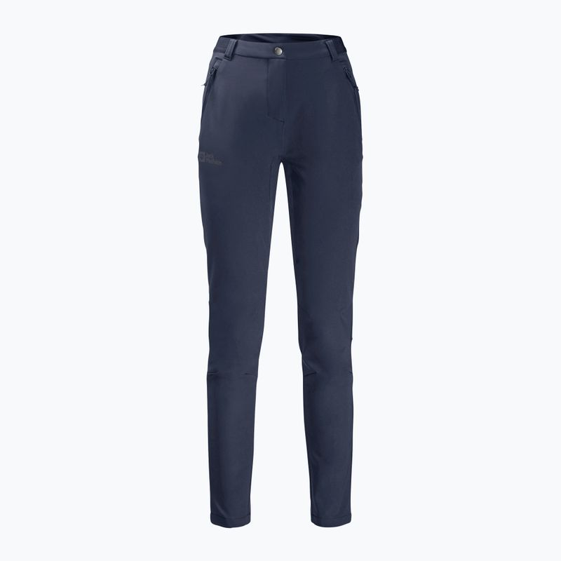 Dámské softshellové kalhoty Jack Wolfskin Geigelstein Slim night blue 7