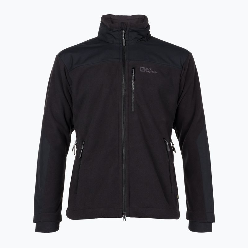 Jack Wolfskin pánská fleecová mikina Blizzard černá 1702945 7