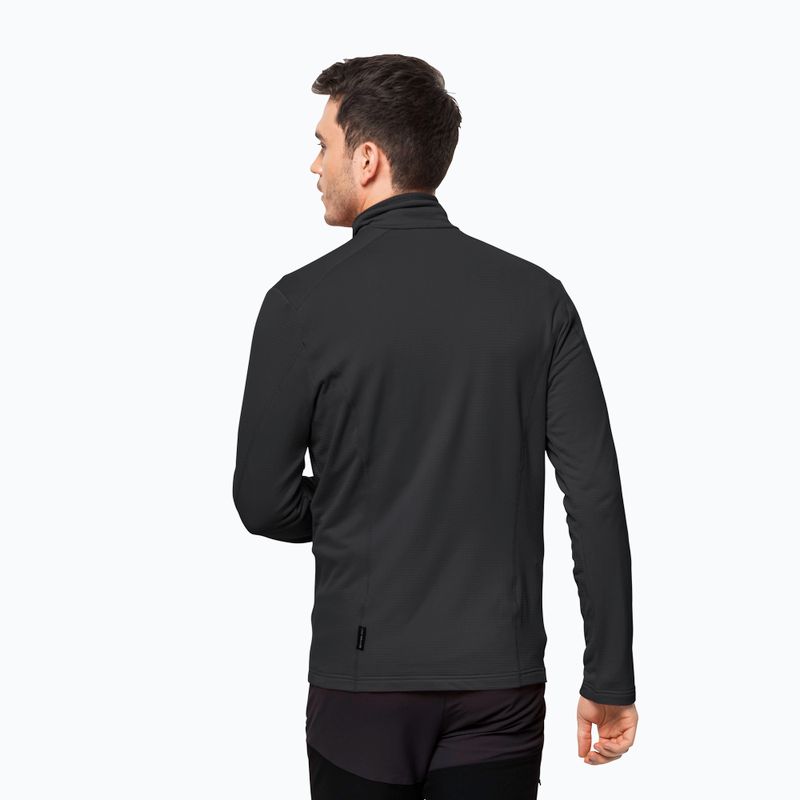 Pánská fleece mikina Jack Wolfskin Kolbenberg černá 1710521 2