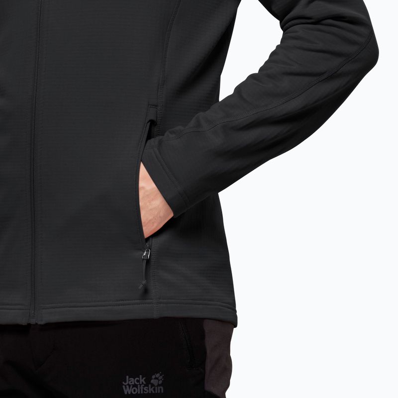 Pánská fleece mikina Jack Wolfskin Kolbenberg černá 1710521 3