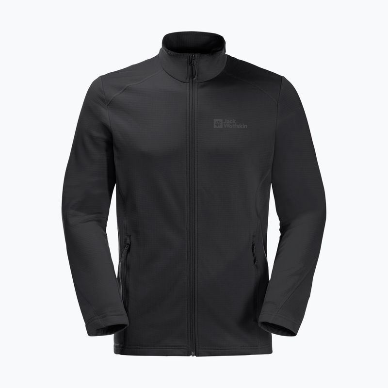 Pánská fleece mikina Jack Wolfskin Kolbenberg černá 1710521 4