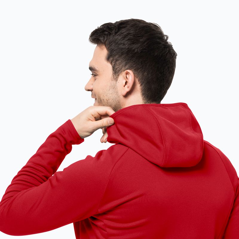 Pánská fleece mikina Jack Wolfskin Baiselberg červená 1710541 3