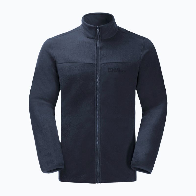 Pánská fleece mikina Jack Wolfskin Beilstein tmavě modrá 1710551 5