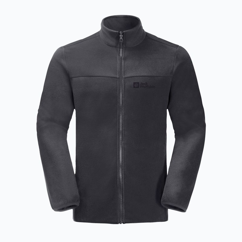 Pánská fleece mikina Jack Wolfskin Beilstein černá 1710551 5