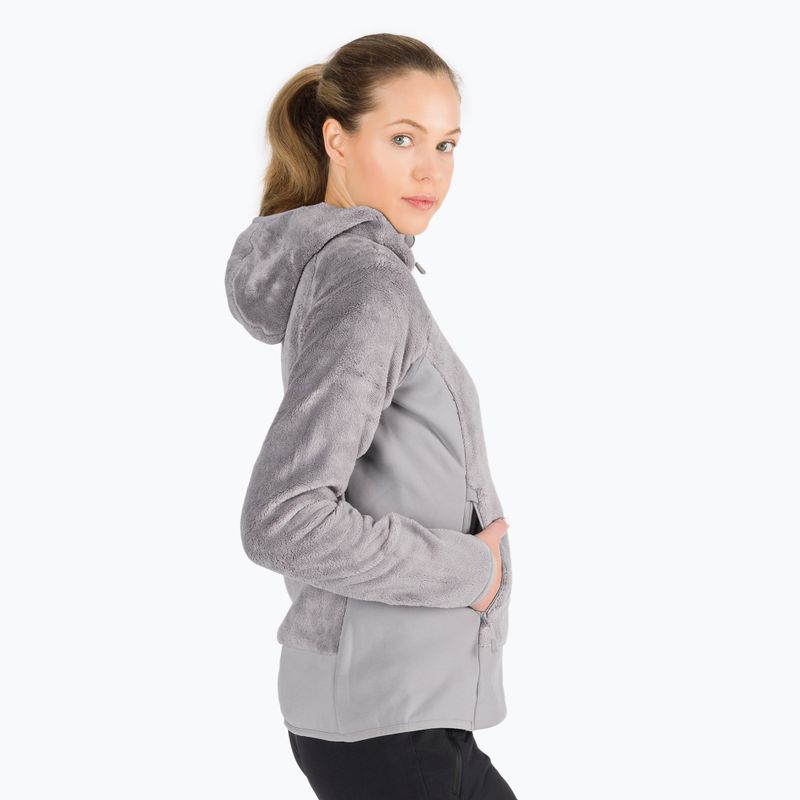 Dámská fleece mikina Jack Wolfskin Rotwand Hooded šedá 1710741 3