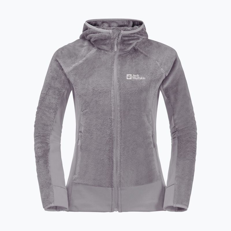 Dámská fleece mikina Jack Wolfskin Rotwand Hooded šedá 1710741 7