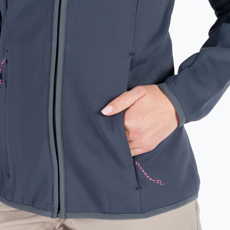 Dámská fleece mikina Jack Wolfskin Baiselberg šedá 1710771 6
