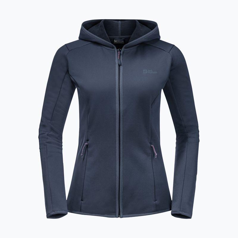 Dámská fleece mikina Jack Wolfskin Baiselberg šedá 1710771 7