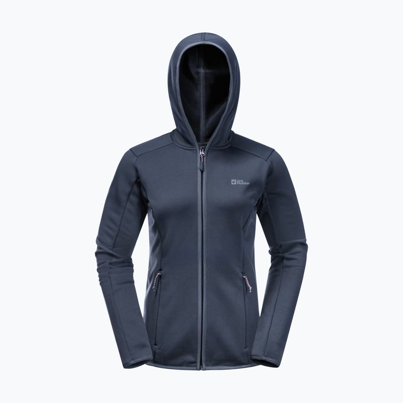 Dámská fleece mikina Jack Wolfskin Baiselberg šedá 1710771 8