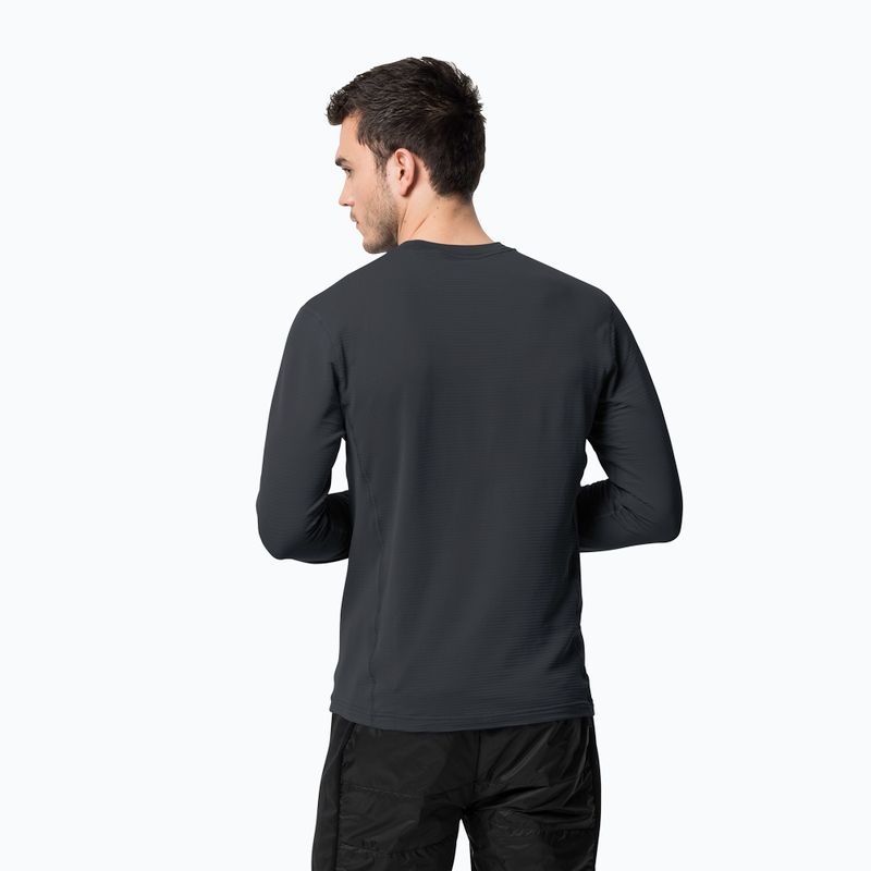 Pánské trekingové longsleeve tričko Jack Wolfskin Infinite LS tmavě šedé 1808311 2