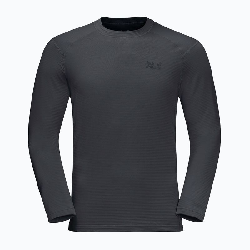 Pánské trekingové longsleeve tričko Jack Wolfskin Infinite LS tmavě šedé 1808311 4