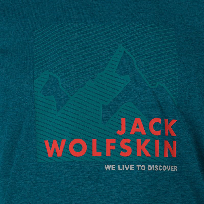 Pánské tričko Jack Wolfskin Hiking Graphic modré 1808761_4133 6