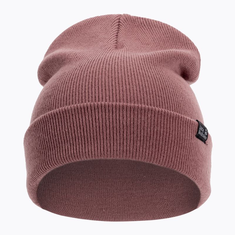 Zimní čepice Jack Wolfskin Rib růžová 1903891 2