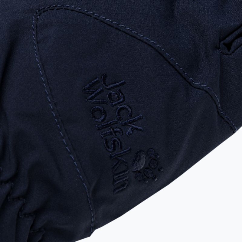 Trekové rukavice Jack Wolfskin Stormlock Highloft tmavě modré 1904433_1010_001 4