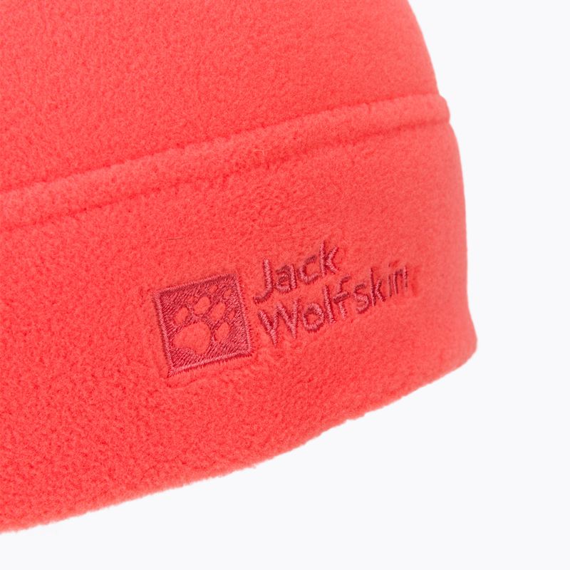 Zimní fleecová čepice Jack Wolfskin Real Stuff oranžová 1909852 3