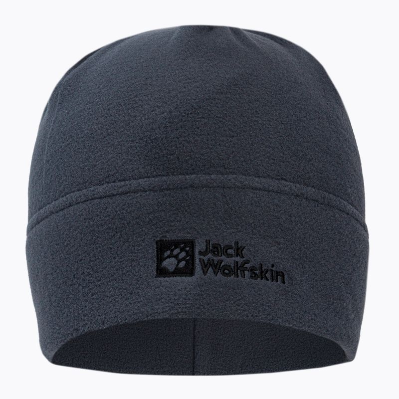 Jack Wolfskin Real Stuff šedá fleecová zimní čepice 1909852 2
