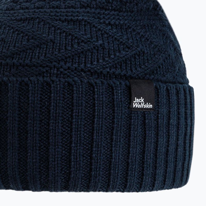 Dámská zimní čepice Jack Wolfskin Lorelei Beanie navy blue 1910901 3
