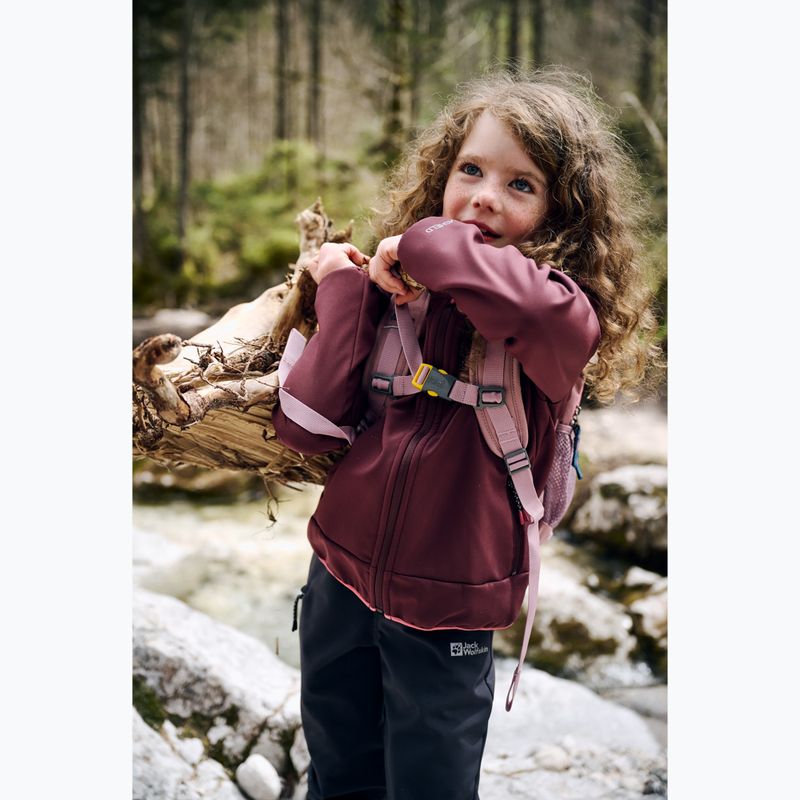 Dětský turistický batoh Jack Wolfskin Track Jack růžový 2009212 8