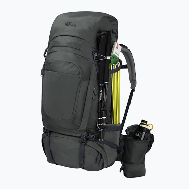 Pánský trekingový batoh Jack Wolfskin Denali 75+10 l slate green 3