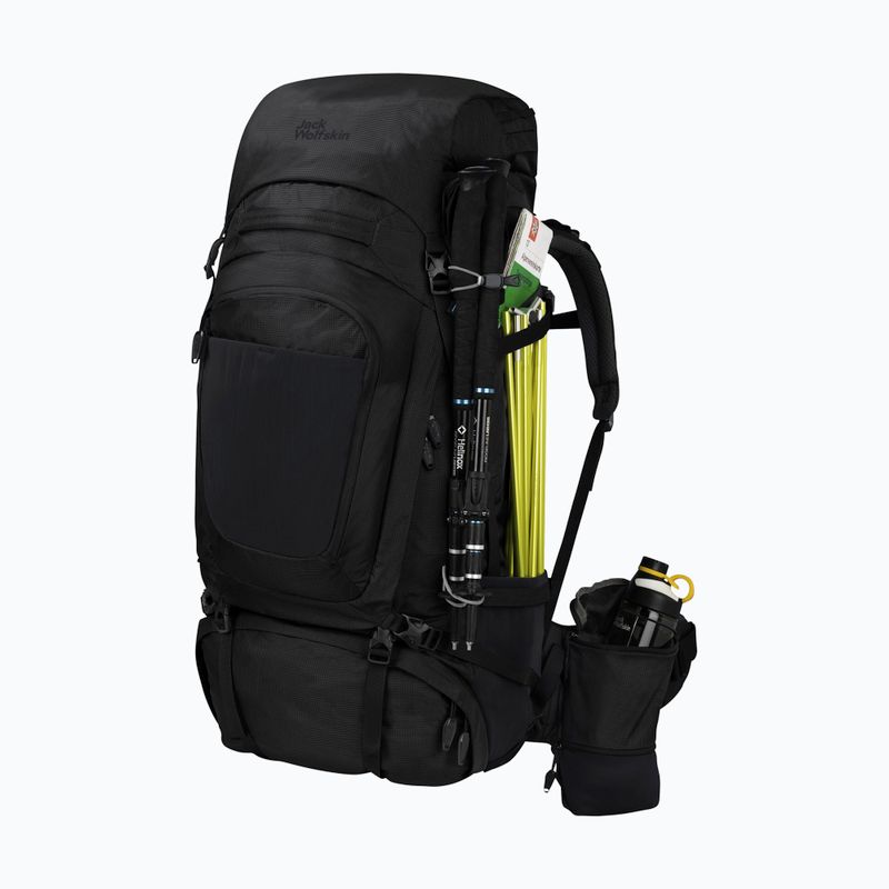 Pánský trekingový batoh Jack Wolfskin Denali 65+10 l black 4