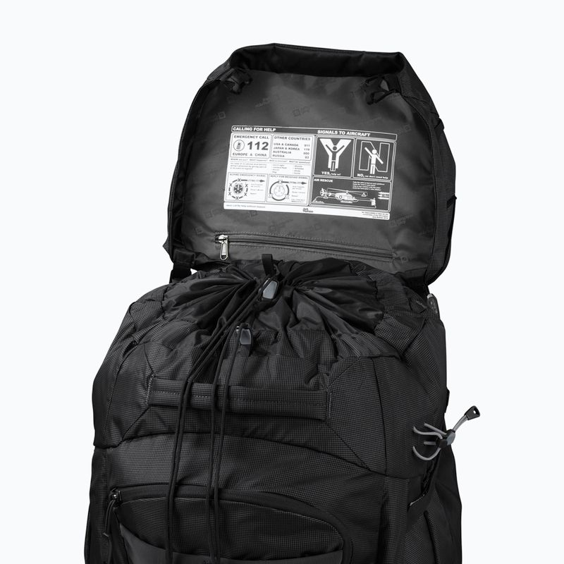 Pánský trekingový batoh Jack Wolfskin Denali 65+10 l black 6