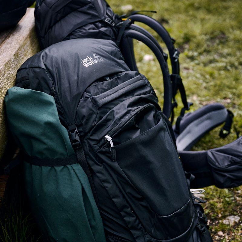 Jack Wolfskin Highland Trail 50+5 l phantom dámský trekingový batoh 10